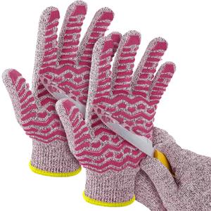 HandLove Cut Resistant Gloves, 100% Food Contact Safe, CE Level 5 Premium Protective Cutting Gloves (M)