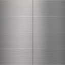 80-Pack 3"x6" Brushed Silver Aluminum Peel and Stick Tile Backsplash Panels (Brushed Aluminum)