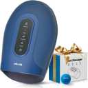 Hand Massager with Heat and Compression, Cordless Hand and Wrist Massager for Arthritis and Carpal Tunnel Relief, Roller Kneading Massage for Palm, Birthday Christmas Gifts for Women Men