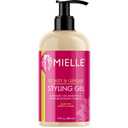 Mielle Organics Honey & Ginger Hair Gel - Styling Gel for Enhanced Curl Definition and Frizz Reduction - Enriched with Aloe & Babassu Oil to Nourish Dry, Curly or Frizzy Hair (13 Fl Oz)