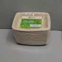 Homestockplus 30 oz Rectangle Paper Bowls 50 Pack Compostable Disposable Bowls for Party, Heavy Duty Large Disposable Serving Bowls for Tacos, Salads, Burrito, Pasta, Snacks, and Baked Potatos