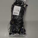 2 x 36 Pcs Velvet Bows for Christmas Tree Decorations Indoor, Vintage Christmas Tree Bows Velvet Ornaments for Garland Wreath Gift Wrapping Bags Door Fireplace Holiday Decor, Black(5" * 7")