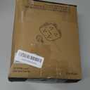 20 Ft Surge Protector Power Strip - 8 Widely Outlets with 4 USB Ports, 3 Side Outlet Extender with 20 Feet Extension Cord, Flat Plug, Wall Mount, Desk USB Charging Station, ETL, Black