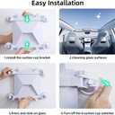 Starlink Mini Car Mount, Starlink Mini Suction Cup Mount Kit, [Freely Installation - Strong Suction] Suitable for Stable Satellite Signal in Interior/Exterior Glass, Car Roof, RV, Boat