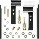 RealTruck BACKRACK Hardware Kit for use w/Standard Bed, Black, No Drill | 30124 | Fits 2020-2025 Chevrolet/GMC Silverado/Sierra 2500/3500 HD