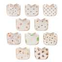 Baby Bandana Bibs, 6 Pack Waterproof Toddler Bib,Soft Cotton Absorbent Baby Bibs for Eating,Drooling,Teething
