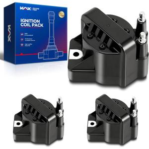 KAX 3Pcs Ignition Coil Pack Compatible with Buick LeSabre Century Lucerne LaCrosse Rendezvous, Chevy Impala S10 Malibu Cavalier Monte Carlo, Pontiac Grand Prix Grand Am, 3.8L 3.1L 2.5L 3.4L DR39