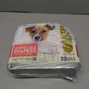 Paw Inspired 32ct Disposable Dog Diapers | Female Dog Diapers Ultra Protection | Diapers for Dogs in Heat, Excitable Urination, or Incontinence (Small)