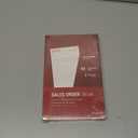 Juvale Invoice Book, 2 Part Carbonless (Red, 50 Sets, 3 Pack)