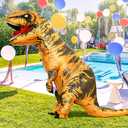 Inflatable Dinosaur Costume Kids Dinosaur Suit Blow up Full Body Dino Costume Boys Girls for Halloween Cosplay Party