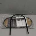 Shinpuru Metal Jewelry Organizer Stand & Key Holder Tray with Acrylic Base, Key Stand and Jewelry Tray with 5 Hooks, Perfect Bowl, Valet, Key Tray, Ring Holder, Jewelry Dish(Matt Black)