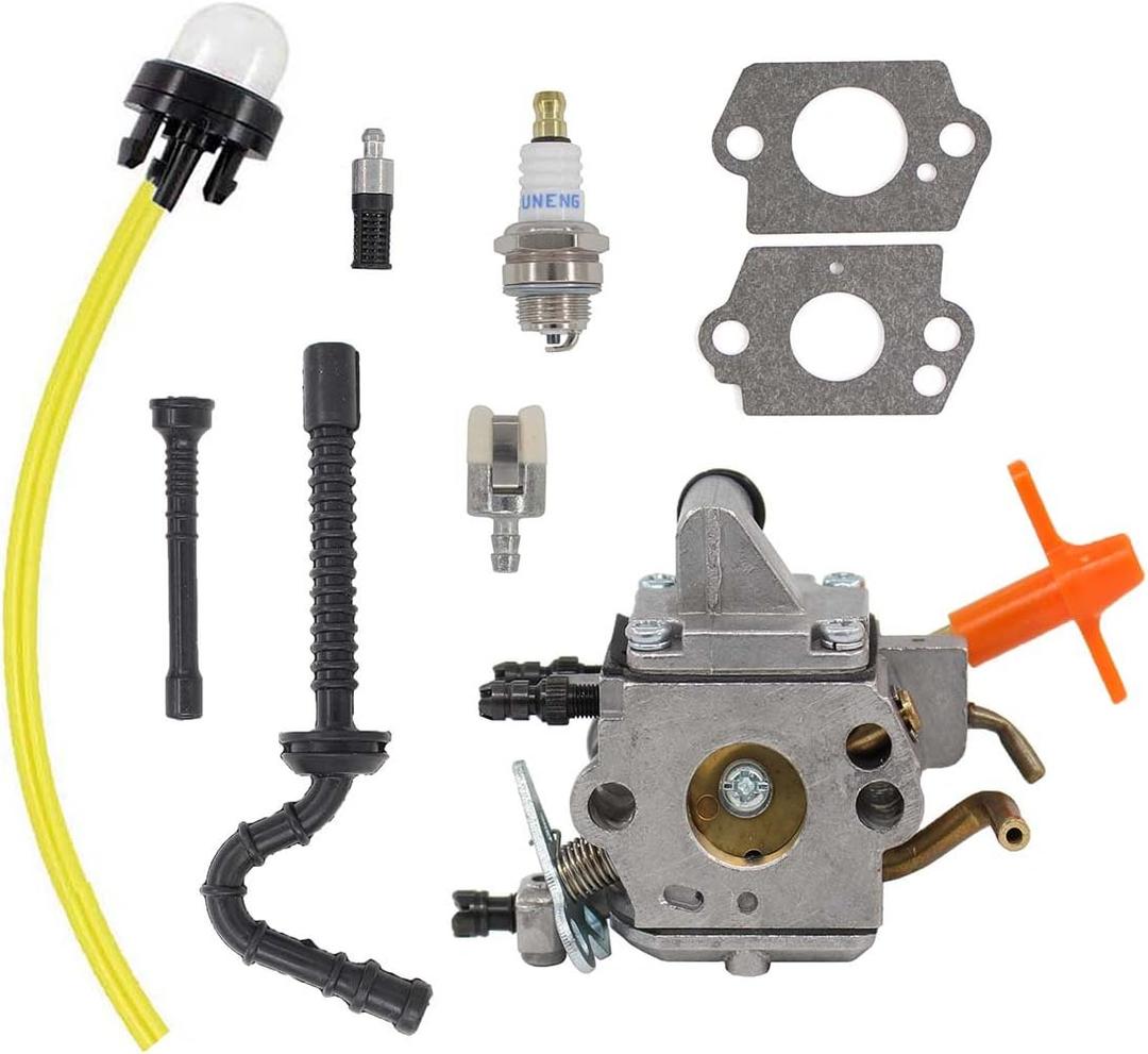 Carburetor for Stihl MS192 MS192T MS192TC Chainsaw for Zama C1Q-S258 Carb Fuel Hose