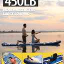 ESUP 11'6"x35" Extra Wide Inflatable Paddle Board, 450lb Capacity Super Stable Inflatable Stand Up Paddleboards for 2-3 People, All-Round Sup Board for Beginners/Family/Yoga, w/100L Backpack