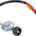 GasSaf 2FT Propane Regulator with Hose for Weber Grills, Blackstone Griddles, Heater, Fire Pits and More - CSA Certified