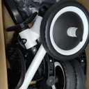 newyoo Toddler Bike, 4 in 1 Tricycles for 1,2,3 Year Olds, Balance Bike, Birthday Gift and Toy for Boys and Girls, Kids Tricycle with Parent Steering Push Handle, Removable Pedals, White, TR007