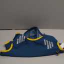 Dog Raincoat, Waterproof Dog Rain Jacket with Hood, Rain Coat with Leash Hole, Reflective Strap for Small Medium Dogs, Lightweight Puppy Clothes, Blue (XS (Back Length10''))