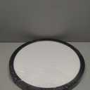 hykolity 18 Inch LED Round Flat Panel Light, Black, 32W, 3200lm, 3000K/4000K/5000K CCT Selectable, 120Beam Angle, Dimmable Edge-Lit Flush Mount Ceiling Light Fixture - ETL Listed