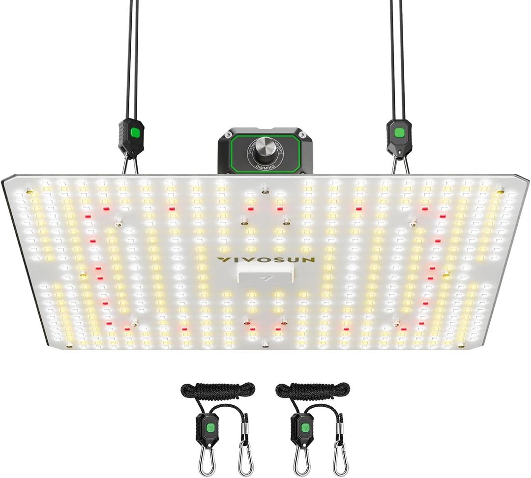 VIVOSUN LumaLight 150W LED Grow Light, Full Spectrum Plant Light, Smart Dimmable & High PPFD for Indoor Plants Seedling Vegetables Bloom, Fits 2.72.7/33 Grow Tents