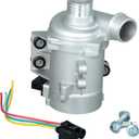 11517586925 Electric Engine Water Pump with Bolts Plug Compatible with BMW X3 X5 Z4 128i 325i 325xi 328i 328xi 330i 330xi 525i 525xi 528i 528xi 530i Replace OE 11517521584 11517546994