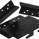 Alipis Sturdy Iron Bed Rail Hooks Bed Fittings Rail Hook Plates Complete Hardware Kit for Frame Repair