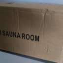 Portable Infrared 2 Person Saunas for Home,Sauna Box with 160 Leds Red Light Therapy,Steam Sauna Tent with 2 Steamers,2 Folding Chairs,5-Layer Waterproof and Remote Control,Full Body Home Spa