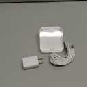 Square Dock for Square Reader 2nd Generation, Holder Stand for Square Card Reader 2nd Generation, Dock with Smart Anti-Sleep Button Portable Size Anti-Slip (Cable and Wall Charger Included, No Device