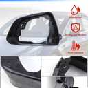 KKTR-CAR Mirror Frame, Driver Side/Left Side Mirror Cover Housing compatible with Tesla model 3 2017-2023,OEM 8202101 8202201 22873025 22873026 (model 3 driver side)