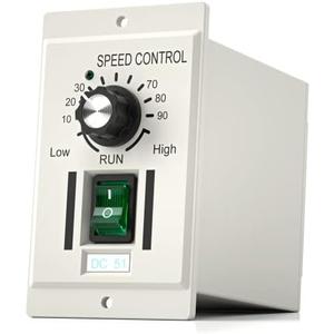 DC Motor Speed Controller AC 110V Input 0-90V Output Knob Adjustable Electric Regulator for Permanent Magnet Motor 400W DC-51