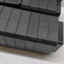 24 PCS Adjustable Bed Risers 12 Inch Heavy Duty, Furniture Risers Elevation in Heights 3, 4, 5, 6, 7, 8, 9, 10, 11, 12 Inch for Couch, Sofa, Table, Chair, Raisers Support up to 6,000 lbs, Black