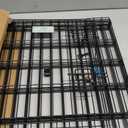 MidWest Homes for Pets Folding Metal Puppy/Dog Exercise Pen, Indoor/Outdoor Playpen with Secure Door, Provides 16 Sq Feet of Play Space, 24-Inches Tall, Black E-Coated