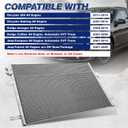 Air Conditioning A/C Condenser Compatible with Chrysler 200, Sebring & Dodge Avenger, Caliber & Jeep Compass, Patriot # 3586, CN3586PFC, 68004053AA, CH3030228