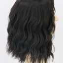 Topcosplay Men Wigs Black Short Curly Hair Funny Wigs for Man Halloween Costume Party Wig