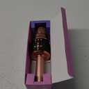 BONAOK Karaoke Microphone for Kids & Adults - Bluetooth Microphones Singing Mic with Disco Lights, Echo Effect, Built-in Speaker Portable Karaoke Player for Party Travel Gifts Q78(Rose Gold)