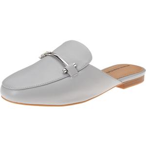 Amazon Essentials Women's Slip On Buckle Mule, Backless, Size 9W