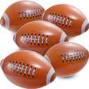 Bedwina 12-Pack 16" Inflatable Footballs for Football Party Decorations & Party Favors  Blow-Up Sports-Themed Beach Balls for Game Day & Birthday Supplies, Goodie Bag Stuffers