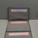 homyfort Over the Door hanging File Organizer, Weekly Hanging File Folders, Wall Organizers and Storage for Mail, Magazine, Notebooks, Office, Classroom, 5 Large Pockets, 50.39 Tall, Grey (Grey with Weekday)