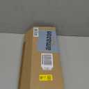 1-1/8 Inch Diameter Aged Bronze Curtain Rod with Geometric Faceted Finials, 72-144'' Telescoping Single Curtain Rods for window width 68-140 inch, 1 pack