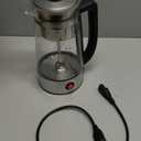 KIDISLE Percolator Coffee Pot Electric Coffee Maker, 10-Cup Coffee Percolator with Auto Keep Warm, Stainless Steel Basket, Borosilicate Glass, Cool-Touch Handle