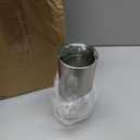 Mimorou 6 Pack Kitchen Canisters Set Airtight Coffee Sugar Tea Candy Storage Jars with Window Glass Stainless Steel Containers with Lids for Flour Cookies Spices Grains Kitchen Decorations(44 oz) (silver)