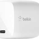 Belkin USB C Charger Block 30W - GaN Power Delivery - Fast Charging USB-C Charger for iPhone 16, 15, 15 Plus, 15 Pro, MacBook Pro, iPad Pro, Nintendo Switch 2