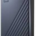 WD 5TB My Passport Ultra, Blue, Portable External Hard Drive, backup software with defense against ransomware, and password protection, USB-C and USB 3.1 - WDBFTM0050BBL-WESN
