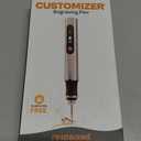 Customizer Engraving Pen (Formerly Culiau): Ultimate Cordless Portable Tool for Artists & DIYers - Engrave 50+ Surfaces - Beginner Friendly - Rechargeable - Free 30 Bits & Mastery Guide