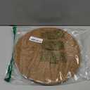 PATIKIL Coconut Fiber Mulch Ring Mat 8 Inch, 3 Pack Thick Coco Coir Tree Protector Root Soil Cover for Indoor Outdoor Potted Plants