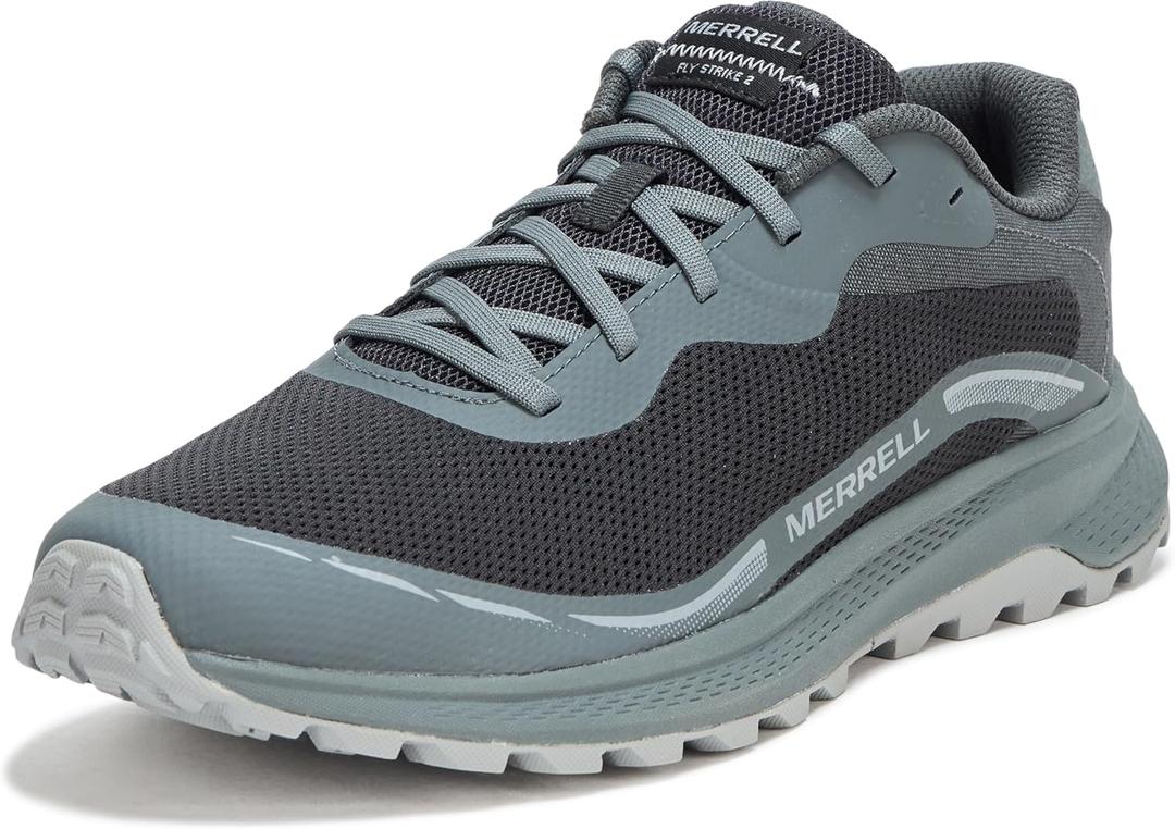 Merrell Men's Fly Strike 2 Sneaker (10.5, Black)