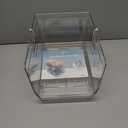 Isaac Jacobs 2-Piece (11.9" x 8.6" x 6.1") Large Deep Stackable Clear Storage Bins w/Open Front, Versatile Use, Set of 2, Desk, Office, Bathroom, Bedroom, Closet