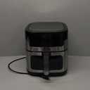 8.5QT Air Fryer, Nonstick Square Basket Family Size Digital Air Fryers, Smart Touchscreen with 8-Preset, Air Frying, Reheat Leftovers, Party Food, Fast Cooking, Dishwasher-Safe, for Kitchen (8.5 QT/8L, Black (Touchscreen Series))