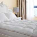 D & G THE DUCK AND GOOSE CO Extra Thick Mattress Topper + All Season Comforter Light Weight Queen Size