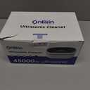 35W Ultrasonic Jewelry Cleaner, 45KHz Retainer Cleaner for Jewelry, 5 Timer & 3 Power Modes, Eyeglasses, Rings, Watch Strap, Dentures - 20oz, 304 Stainless Steel Tank, Quiet <38dB (White)