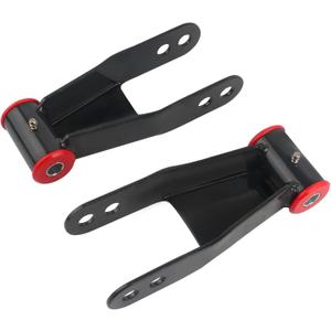 2" Rear Drop Lowering Shackle Suspension Kit Compatible with Ch~evy and G~m~c C1500 C2500 1988-1998, Silverado Sierra 1500 1988-2019, Replaces # 410520