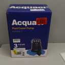 Acquaer 1/4 HP Automatic Swimming Pool Cover Pump, 2250 GPH Submersible Sump Pump with 3/4 Check Valve Adapter & 25ft Power Cord, Water Removal for Pool, Hot Tubs, Rooftops, Water Beds and more
